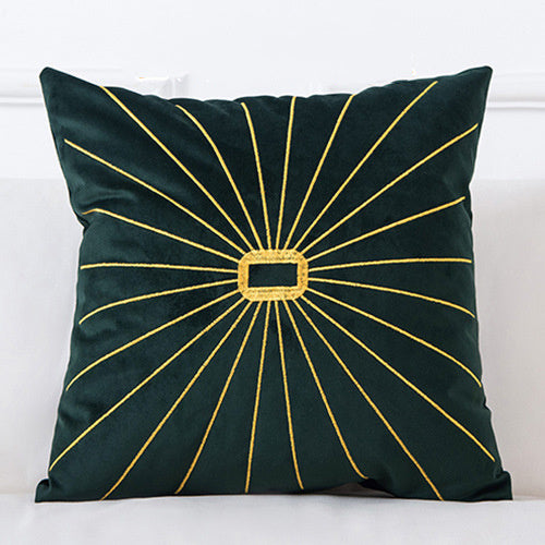 Golden Sofa Pillow Office Car Lumbar Cushion - DropOnline.co