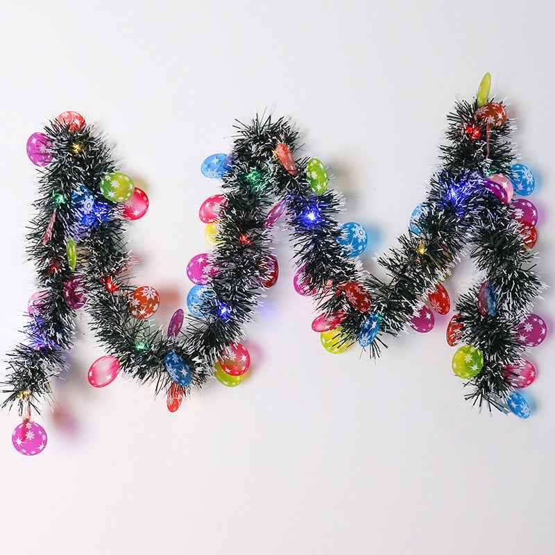 Christmas Ribbon LED Strip Lights - Festive Atmosphere String with Character Designs - DropOnline.co
