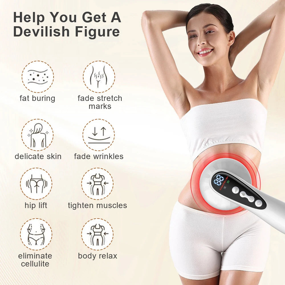Upgrade 5-In-1 Body Sculptor - Body Sculpting Massager For Stomach, Arms, Legs, & Love Handles - Anti Cellulite Massage Too, Lymph Drainage Machine, & Skin Tightening - DropOnline.co