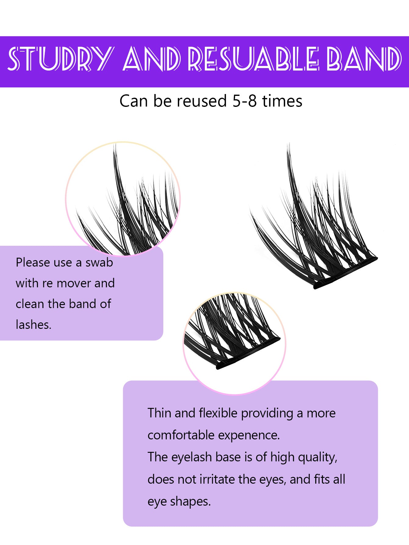 A Multi-style Hybrid False Eyelash Extension Set, The False Eyelashes Are Easy To Wear And Apply, Creating The Perfect Eye Makeup False Eyelashes - DropOnline.co