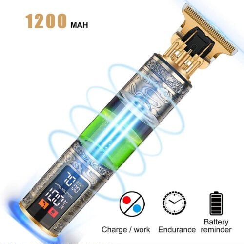 Beard Trimmer Hair Clippers Cordless Rechargeable Hair Cutting Barber Shaving Machine For Men USB Charging - DropOnline.co