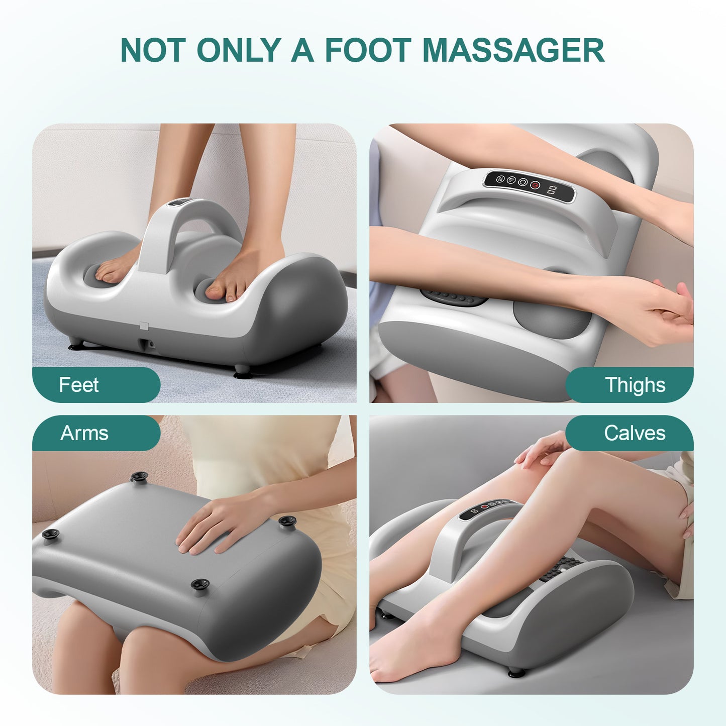 Leg Beauty Machine - Electric Foot Massager, Featuring Light Therapy Function, Adjustable Speed And Direction Control, Designed To Help Relax The Body And Relieve Pain - DropOnline.co