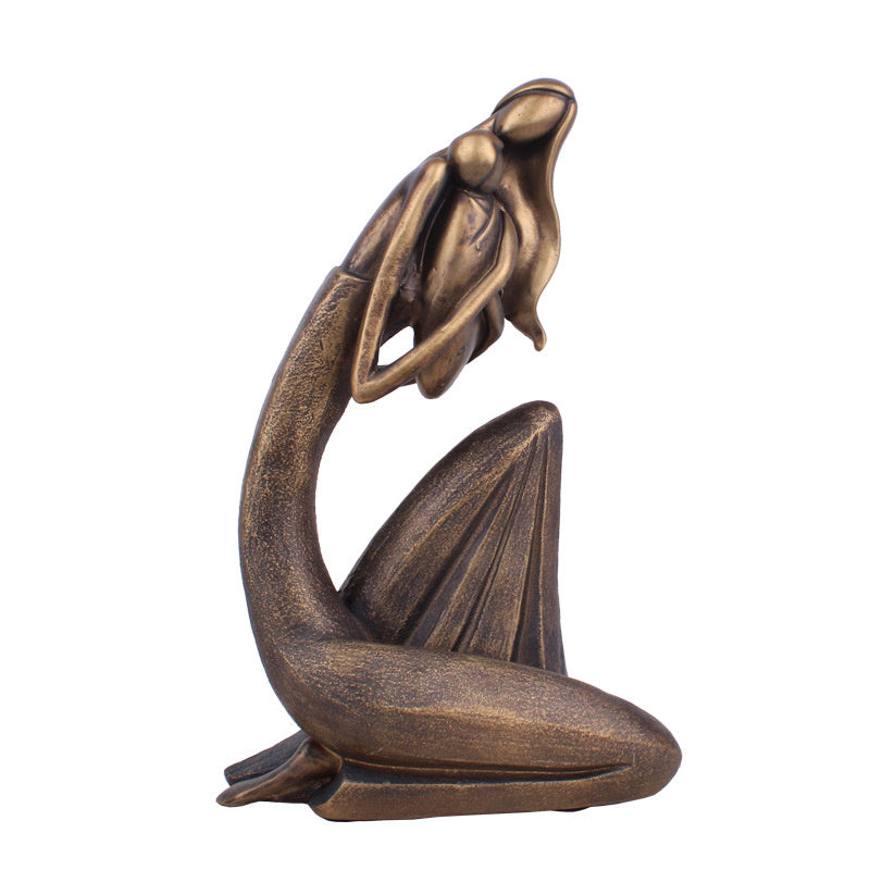 Resin Crafts Decoration Creative Living Room TV Cabinet Home Decoration Decoration - DropOnline.co