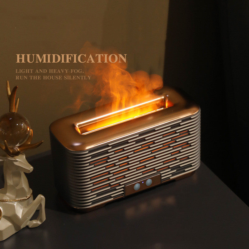 Flame Aroma Diffuser New Humidifier Desktop Large Capacity USB Home Decor - DropOnline.co