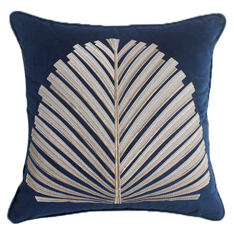Dutch Velvet Embroidery Pillow Cover Series American Model Room Bedside Cushion - DropOnline.co