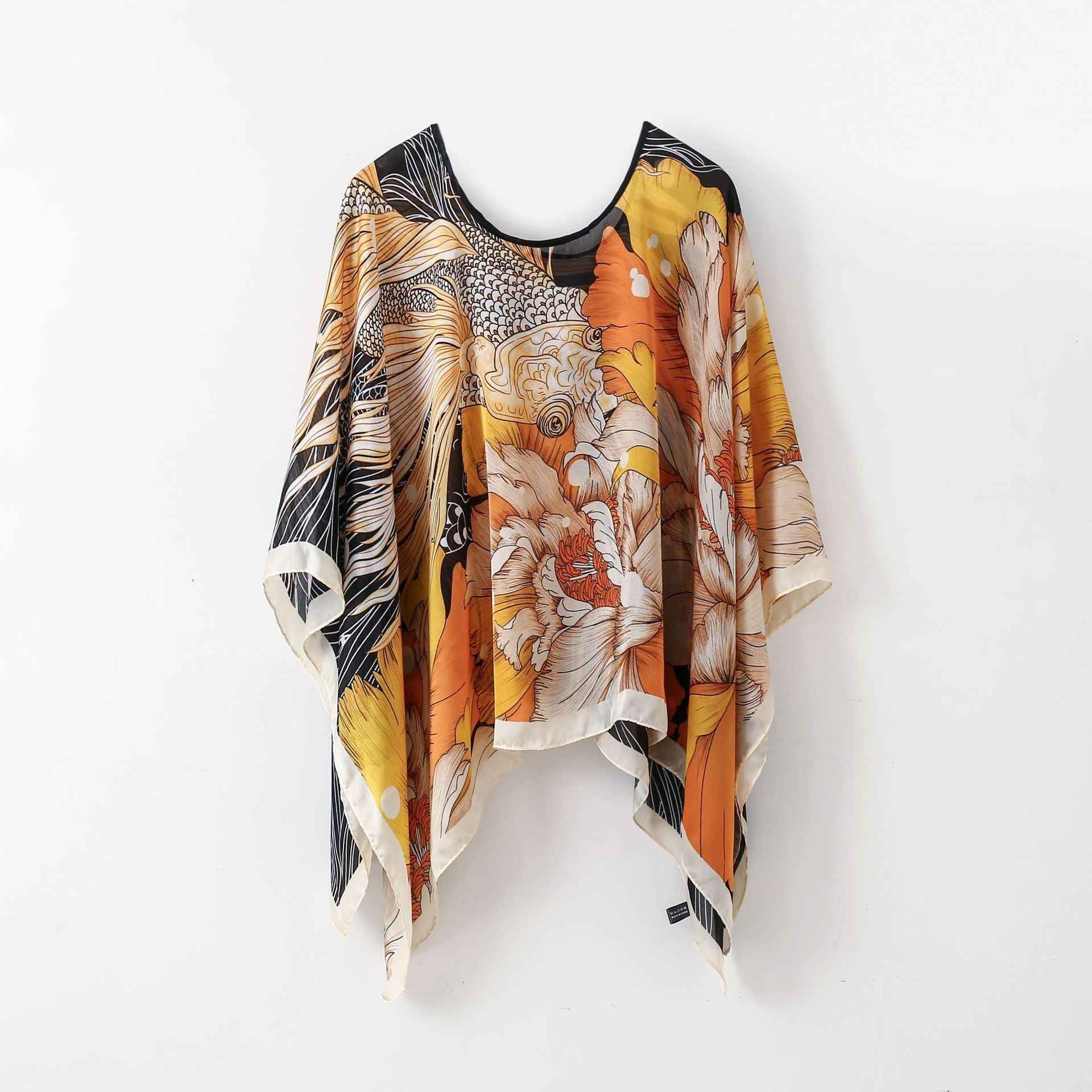 Pullover Shawl Outerwear Cover-up - Multifunctional Scarf Wrap