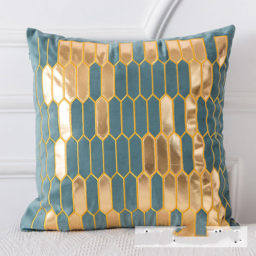 Golden Sofa Pillow Office Car Lumbar Cushion - DropOnline.co