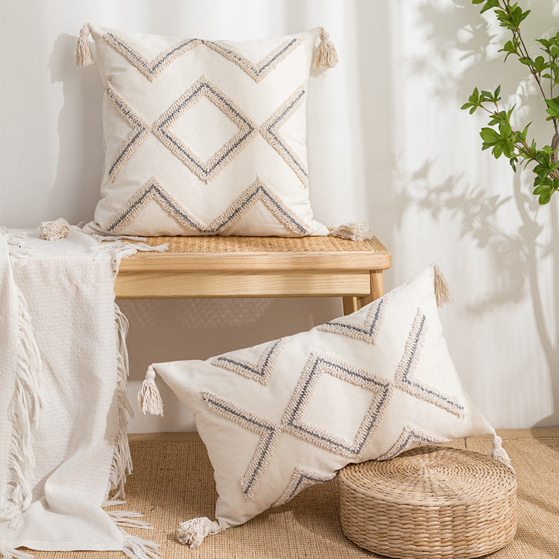 Velvet Holding Sample Home Sofa Cushion Cover - DropOnline.co