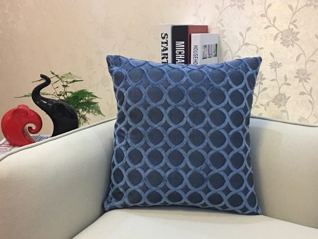 Home Decorative Sofa Throw Pillows Flannel Cushion Cover - DropOnline.co