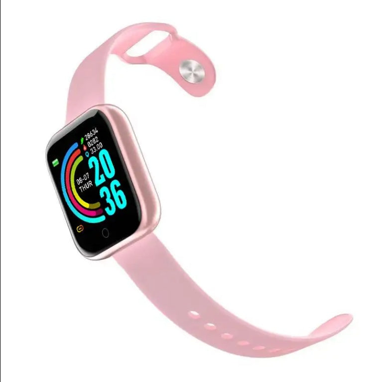 Y68 Smartwatch - Compact Design, Lightweight Construction, With Strapless Strap, Perfect For Everyday Wear - DropOnline.co