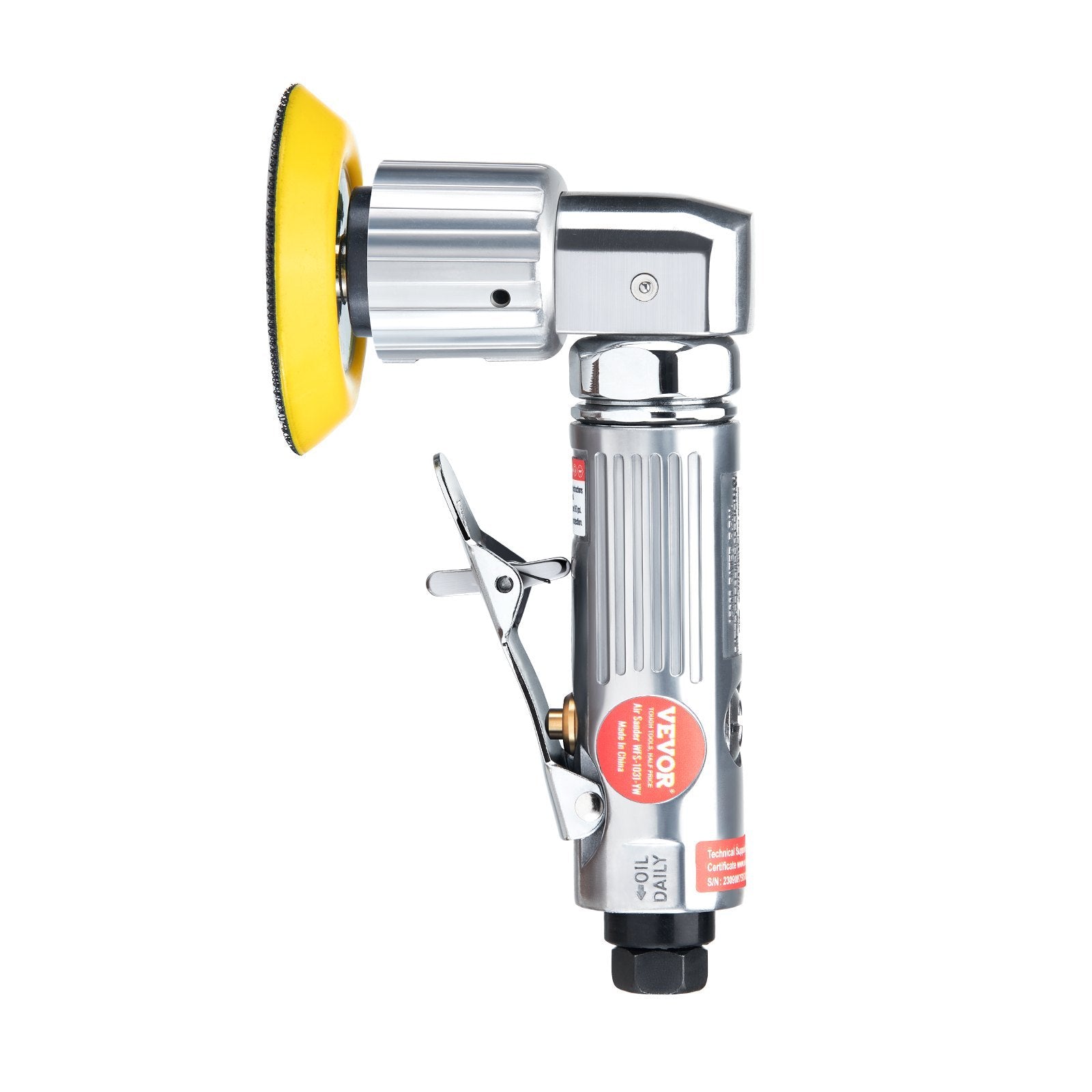 58PCS Air Powered Sander Kit With Sandpapers, Wool Pad, Wavy Sponges - DropOnline.co