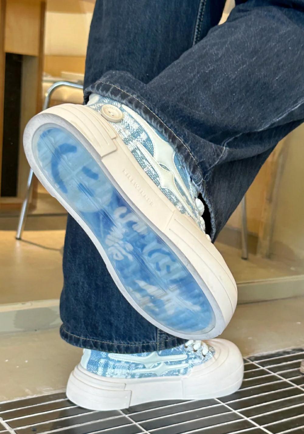 KILLWINNER--Smile Life Sneaker - Blue - Unisex - DropOnline.co