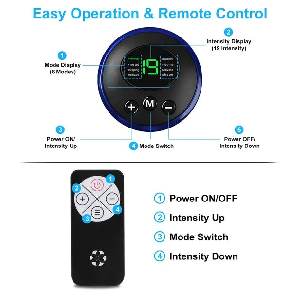 Foot Massage Pad Electric Stimulator Massager Unit Leg Reshaping Muscle Pain Relax - DropOnline.co