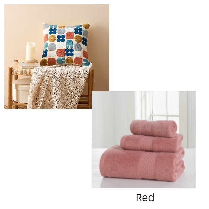 Bedroom Cushion Cover Back Office Waist Pillow Cover - DropOnline.co