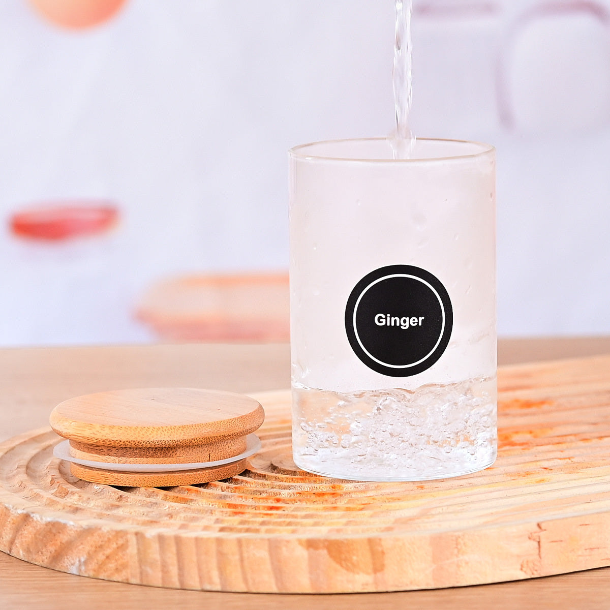 12 Pcs Round Spice Jars With Bamboo Lids And Stickers, Glass Storage Jars, Candy Jars, Coffee Jars, Salt Jars, Pepper Jars, Tea Jars - DropOnline.co