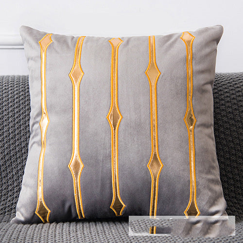 Golden Sofa Pillow Office Car Lumbar Cushion - DropOnline.co