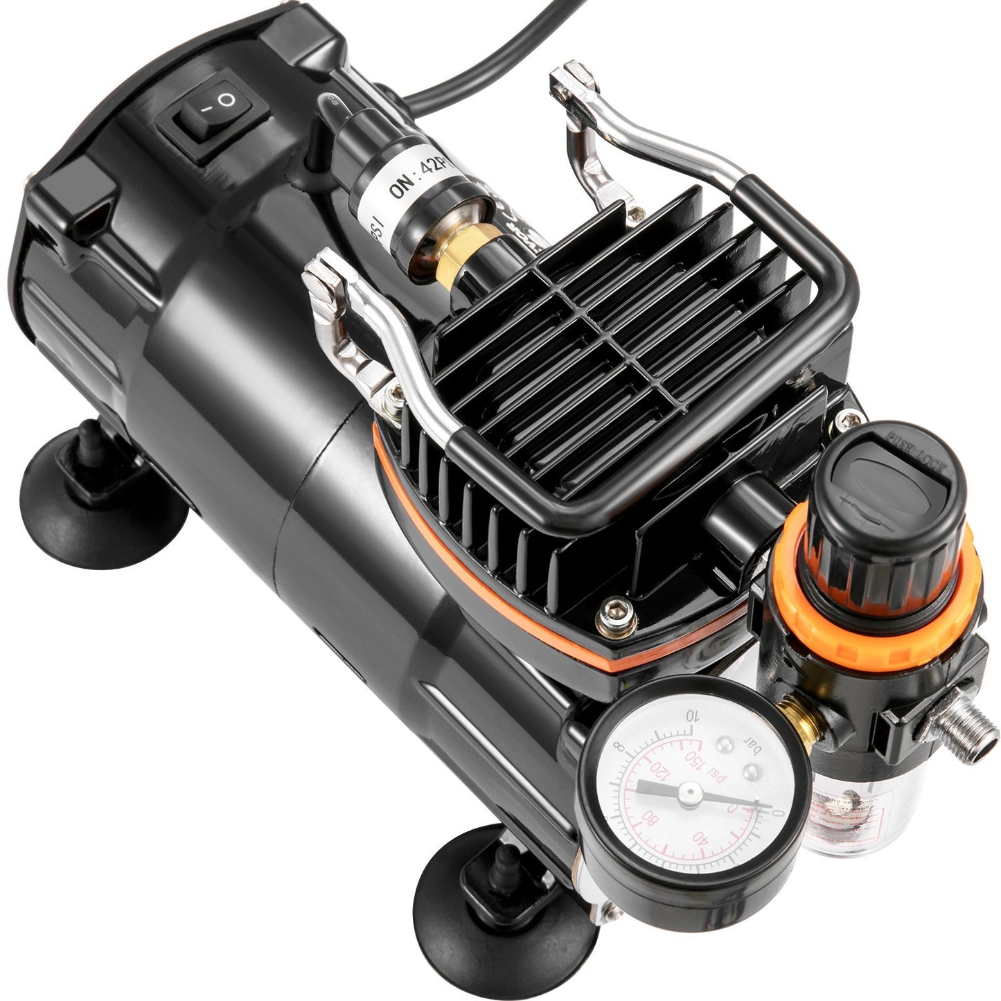 Airbrush Kit, Professional Airbrush Set With Compressor, Airbrushing System Kit With Multi-Purpose Dual-Action Gravity Feed Airbrushes, Art Nail Cookie Tatto - DropOnline.co