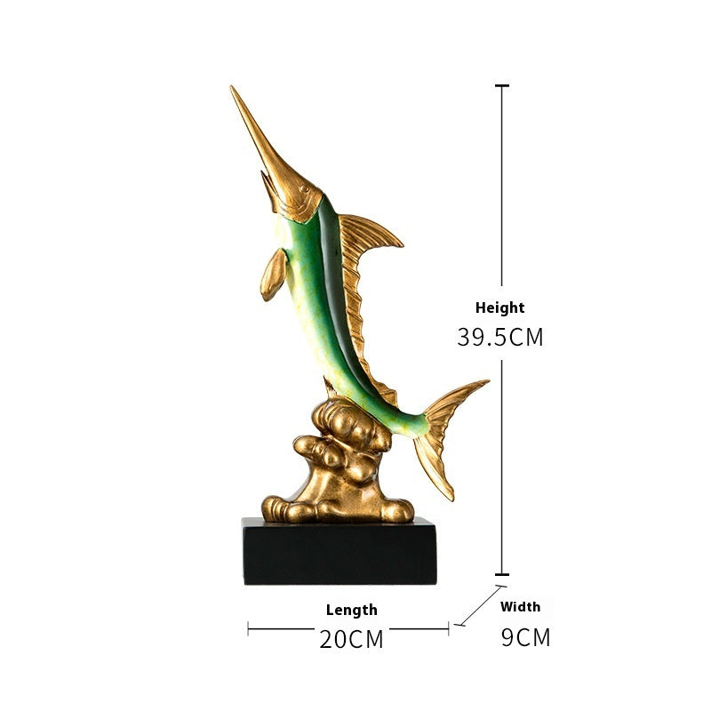 European Swordfish Decoration Creative Decorative Crafts - DropOnline.co