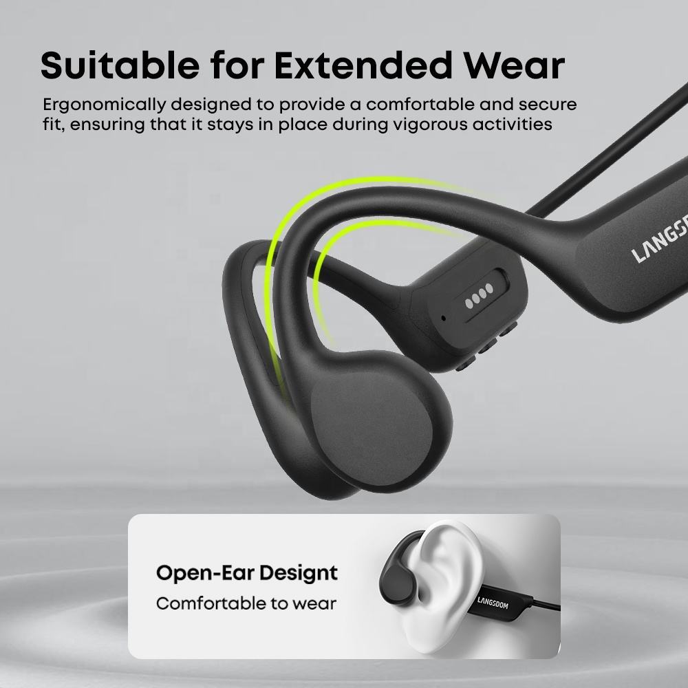 IPX8 Waterproof Headset Swimming Bluetooth Headphones With 32G TF Card Sports Wireless Earbuds Stereo Bone Conduction Earphone - DropOnline.co