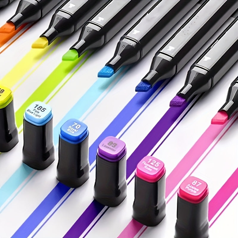 Alcohol Markers 120  Healthy Bright Professional Multi Colour Pens All Children Fold Color Naturally Colour Markers Oil-Based Scientific Purity Permanent Marker Pen - DropOnline.co