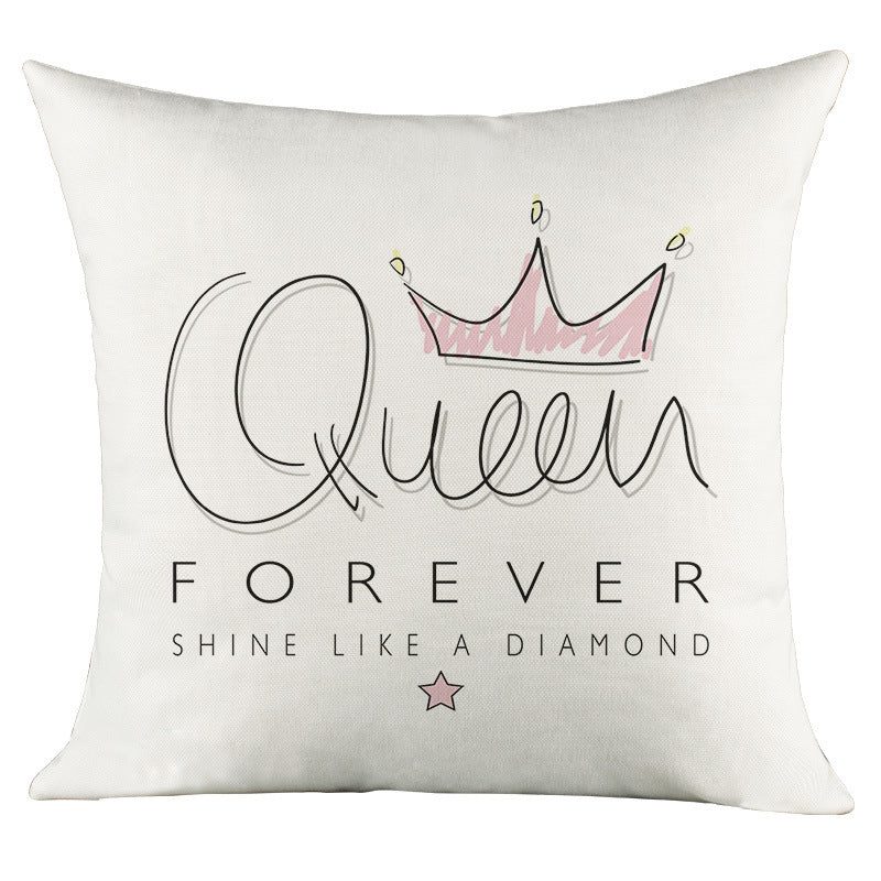 Love Character Language Cushion Celebrity Famous Words Pillow Cover - DropOnline.co