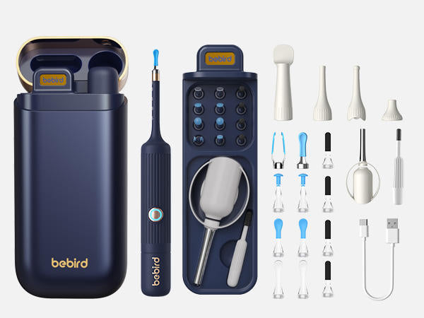 Bebird EarSight Plus Earwax Removal Tool Ear Canal Cleaner, Equipped With A Camera For Ear Nose Throat Examination. - DropOnline.co