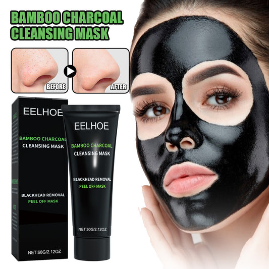 EELHOE Bamboo Charcoal Blackhead Removal Peel-Off Mask For Deep Pore Cleansing And T-Zone Oil Control - DropOnline.co