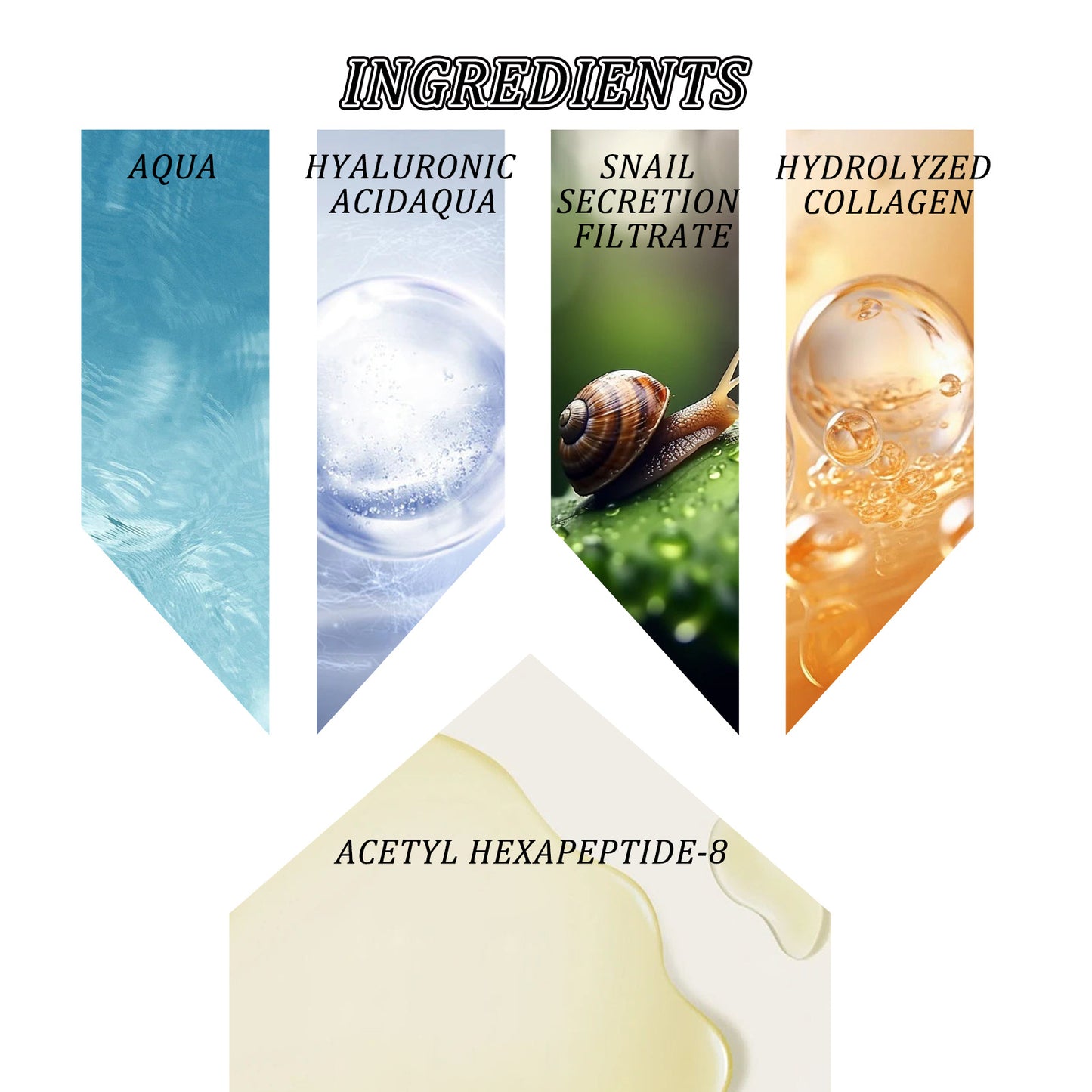 Hoygi Snail Peptide Eye Cream Firms And Fades Puffiness And Fine Lines Eye Roller Massage Eye Cream - DropOnline.co