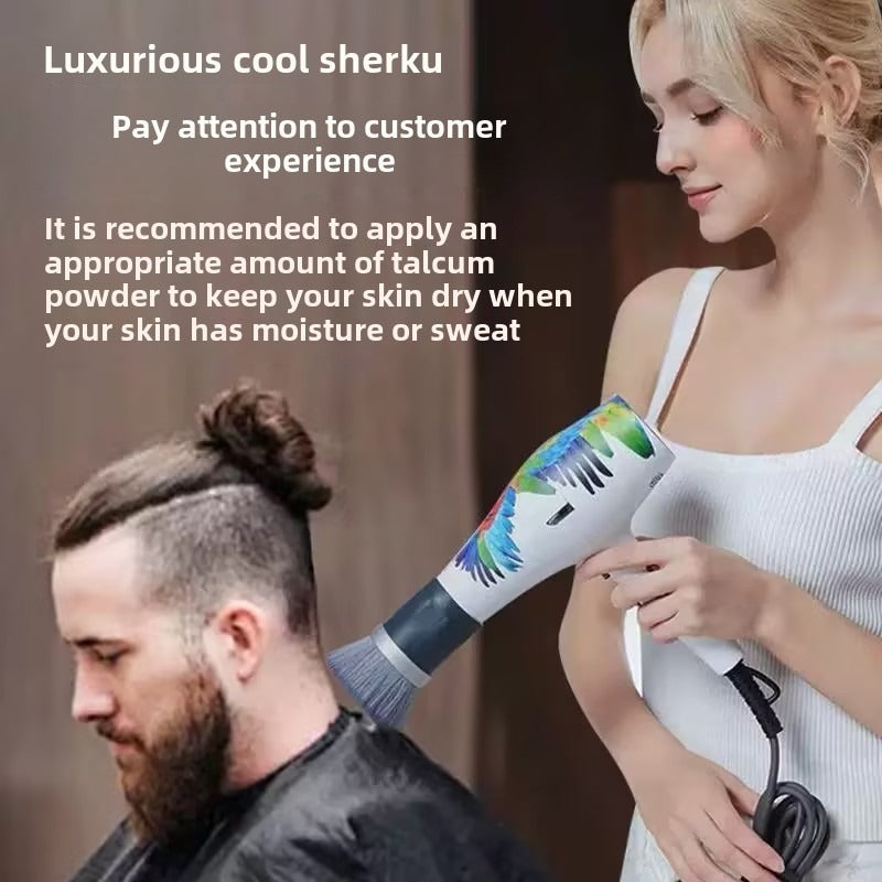 A Hairbrush For Hair Dryers. It Is A Hairbrush Used In Barbershops With Soft Bristles. It Is Compatible With Hair Dryers With A Diameter Of 4 To 5.5 Cm. - DropOnline.co