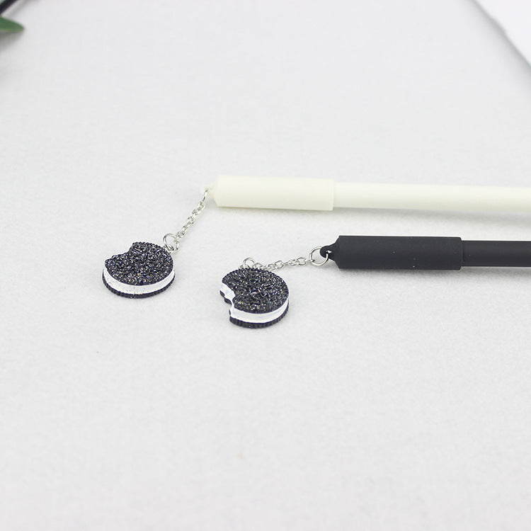 Pendant Gel Pen Student Creativity Popular Black And White - DropOnline.co