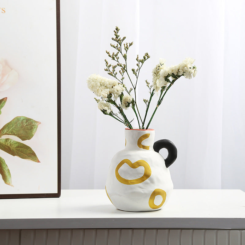 Ceramic Vase Decoration Living Room Home Decoration - DropOnline.co