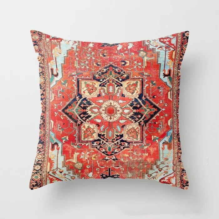 Indian Bohemian Light Luxury Living Room Sofa Bedroom Cushion Lumbar Pillow - DropOnline.co
