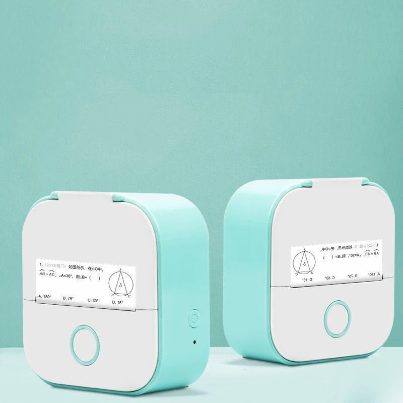 Portable Mini Thermal Label Printer Home Photo Printer Student Wrong Question Printer Bluetooth-compatible Mini Label Printer Price Tag - DropOnline.co