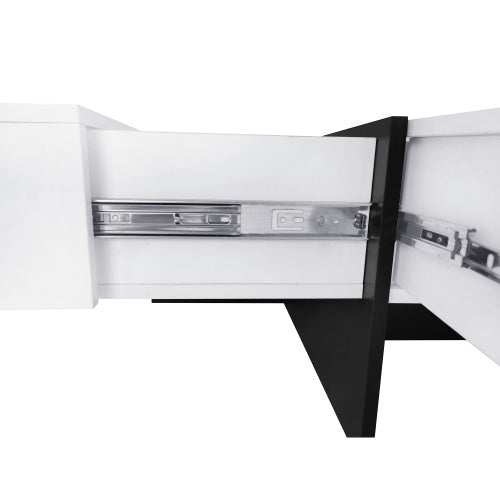 Unique Design Coffee Table With 4 Hidden Storage Compartments - DropOnline.co