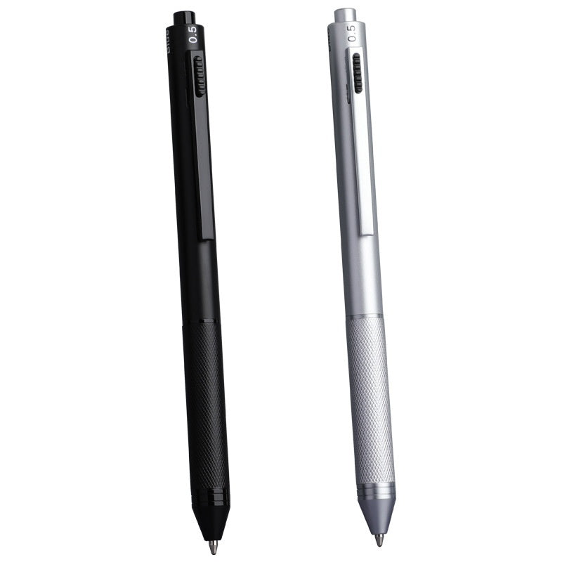 Gravity Induction Pen Press Metal Gel Pen Ballpoint Pen Four-in-one - DropOnline.co