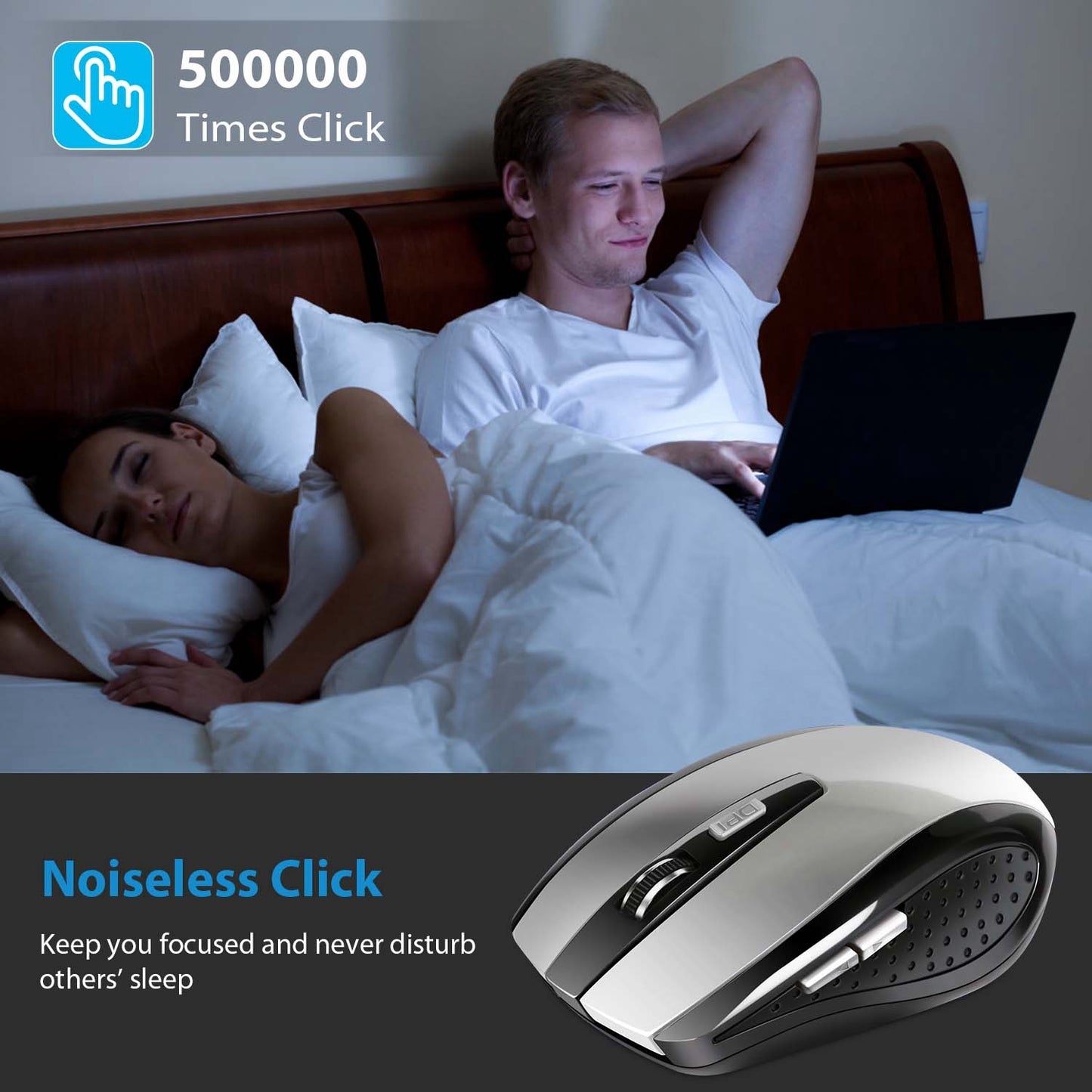 2.4G Wireless Gaming Mouse Optical Mice WIth Receiver 3 Adjustable DPI 6 Buttons For PC Laptop Computer Macbook - DropOnline.co