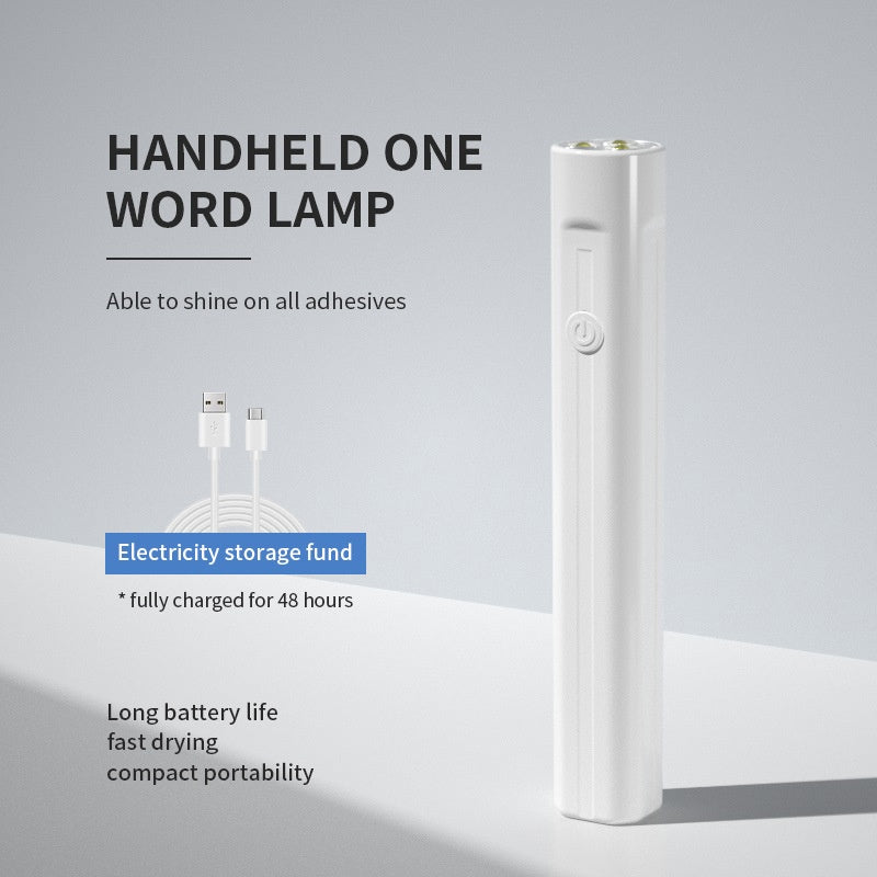 Handheld UV Light For Gel Nails, Mini Nail Light, Portable LED Nail Lamp, Cordless Rechargeable USB Nail Dryer For Fast Curing - DropOnline.co