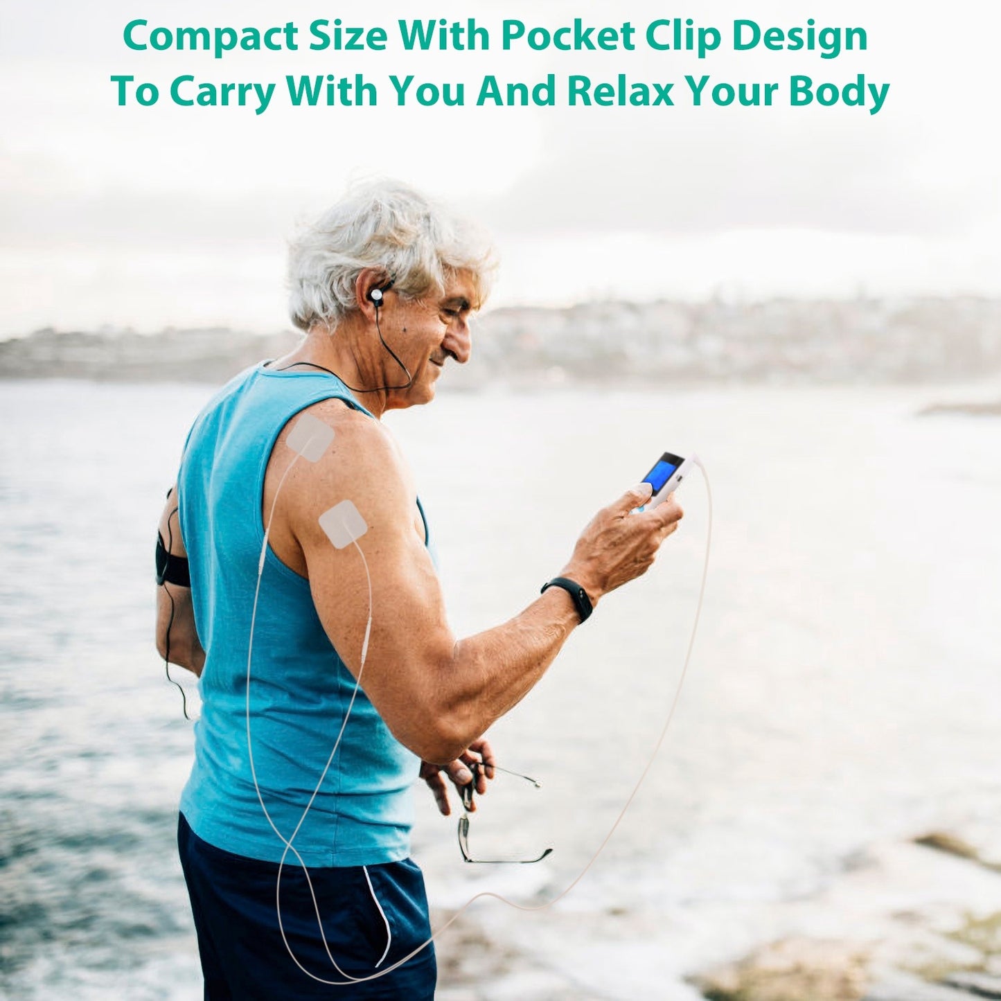 1Pc Tens Unit Machine Impulse Massager 10 Modes Pain Relief Body Massager Machine Muscle Stimulator With 4 Outputs And 8 Electrode Pads For Relief Relaxing Fitness - DropOnline.co