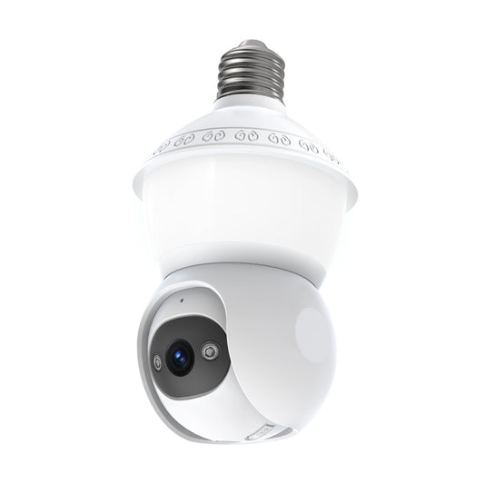 PTZ Bulb Camera E27 Full-Color Panoramic HD Wireless Light Bulb Surveillance CMOS Home WiFi Pan-Tilt Cloud - DropOnline.co
