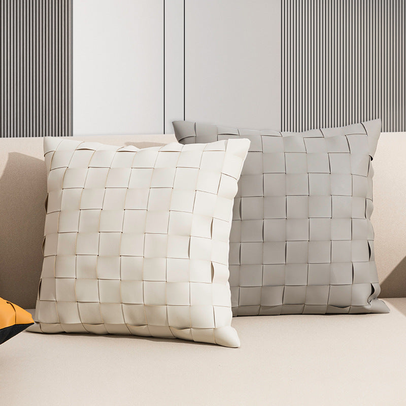 Nordic Instagram Style Geometric PU Stereo Cushion Cover - DropOnline.co