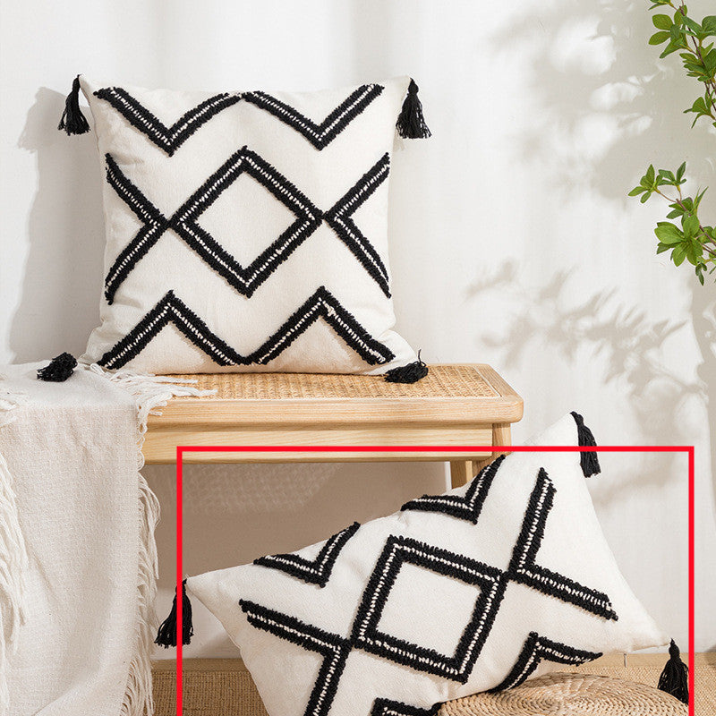 Velvet Holding Sample Home Sofa Cushion Cover - DropOnline.co