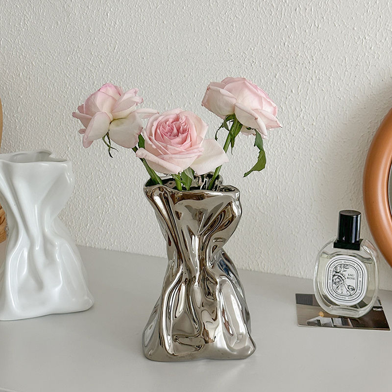 Simple Cream Style Vase Decoration Home Decoration - DropOnline.co