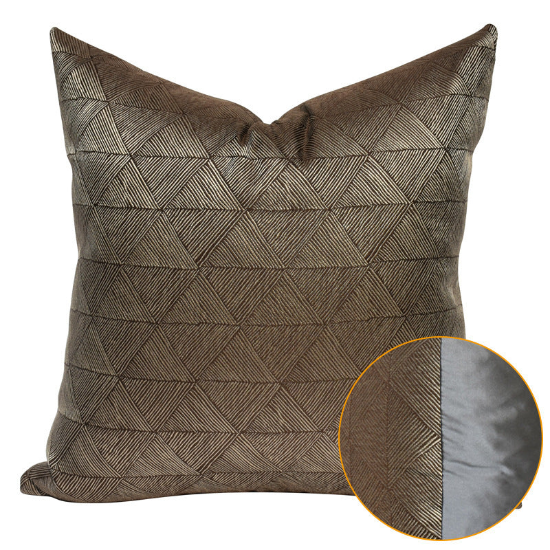Modern Minimalist Brown Living Room Sofa Cushion Cushion - DropOnline.co