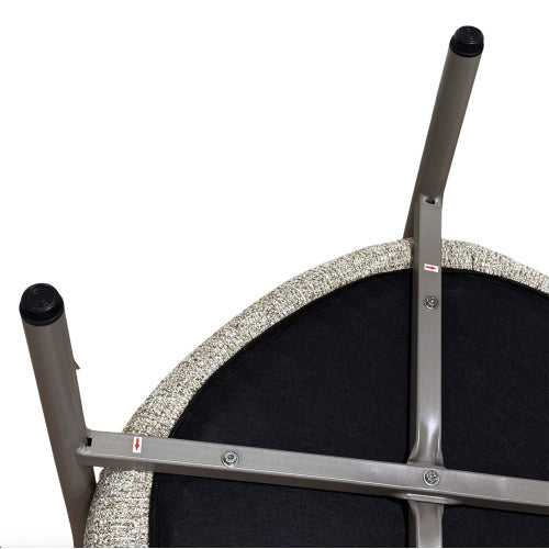 Modern 2 Piece Accent Chair Set With Coffee Table  Apricot Brown PP  Steel Frame Sofa Set, Soft Cushioned Seating For Living Room, Lounge, Balcony - DropOnline.co