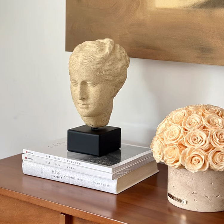 Medieval Light Luxury Art Portrait Sculpture Ornament - DropOnline.co