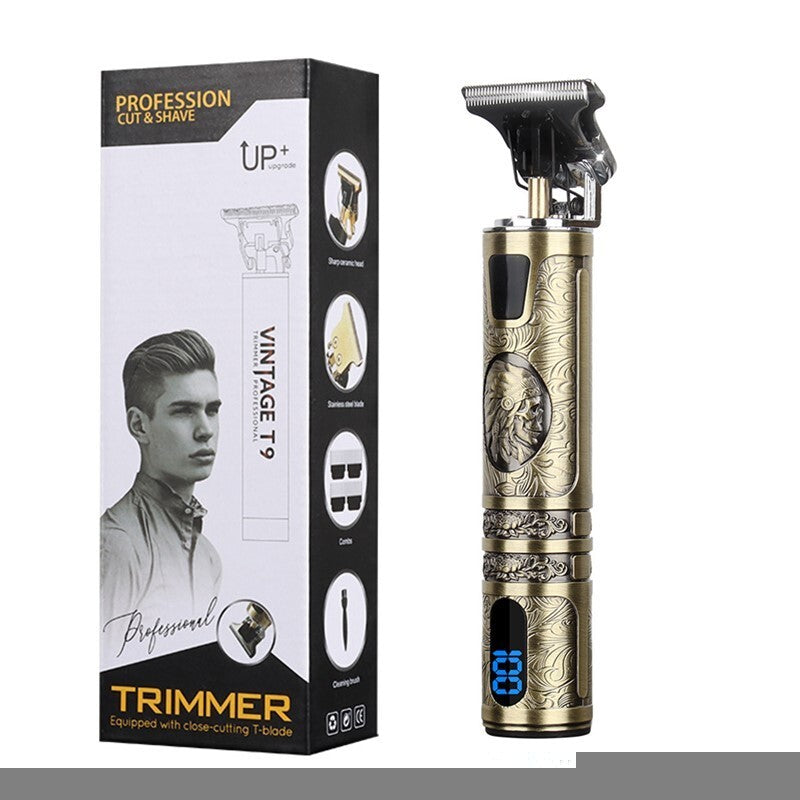 Beard Trimmer Hair Clippers Cordless Hair Cutting Kit Barber Shaving Machine For Men USB Rechargeable - DropOnline.co