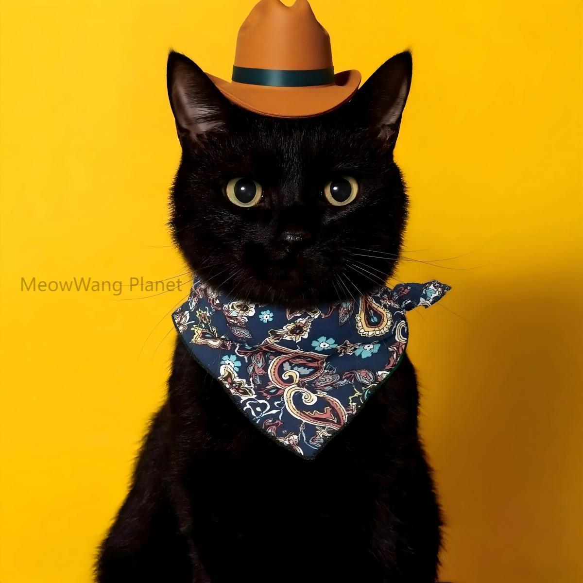 Dog Cat Collar Dog Cat Bandana Handmade Premium Quality Cute Pet Hat Scarf Set For Cats Small Dogs Adorable Mini Costume Accessory For Photos Soft Cozy Pet Headgear For Halloween Christmas Daily Dress - DropOnline.co