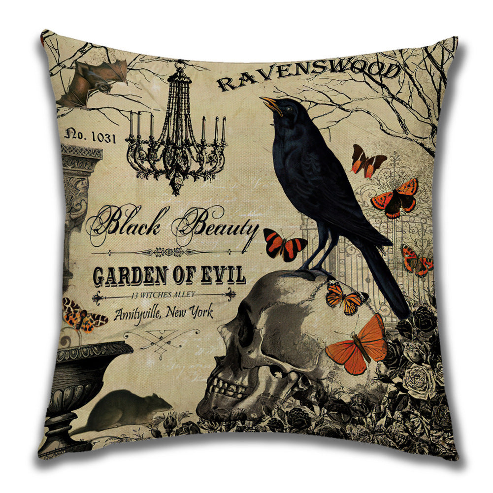 Cartoon Pumpkin Castle Sofa Cushion Cushion Pillowcase - DropOnline.co