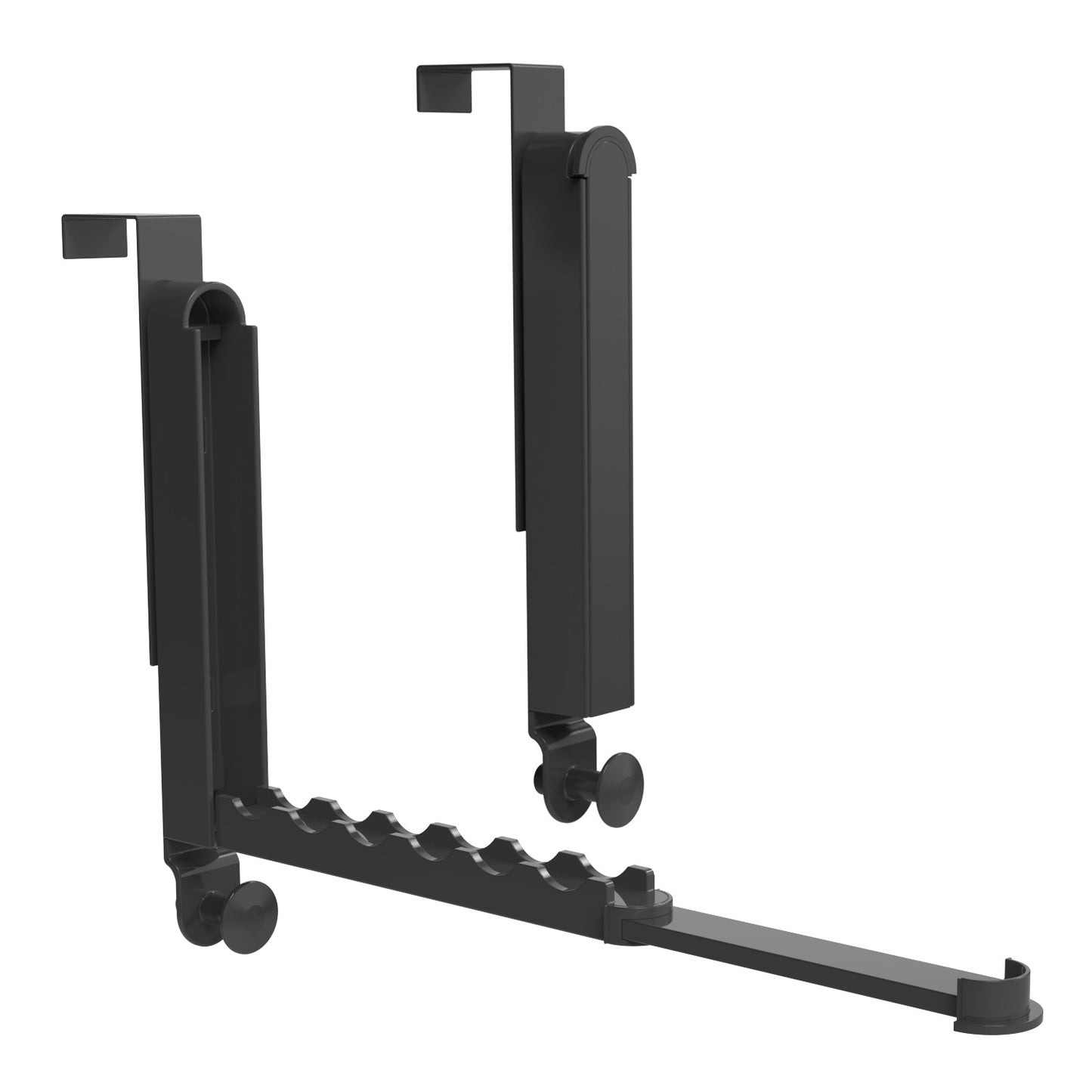 2Pcs Over The Door Hanger Hooks For Clothes Foldable Clothes Drying Rack For Laundry Coats Towels Portable Clothing Hanger Hook For 1.81In Thickness Door Maximum - DropOnline.co