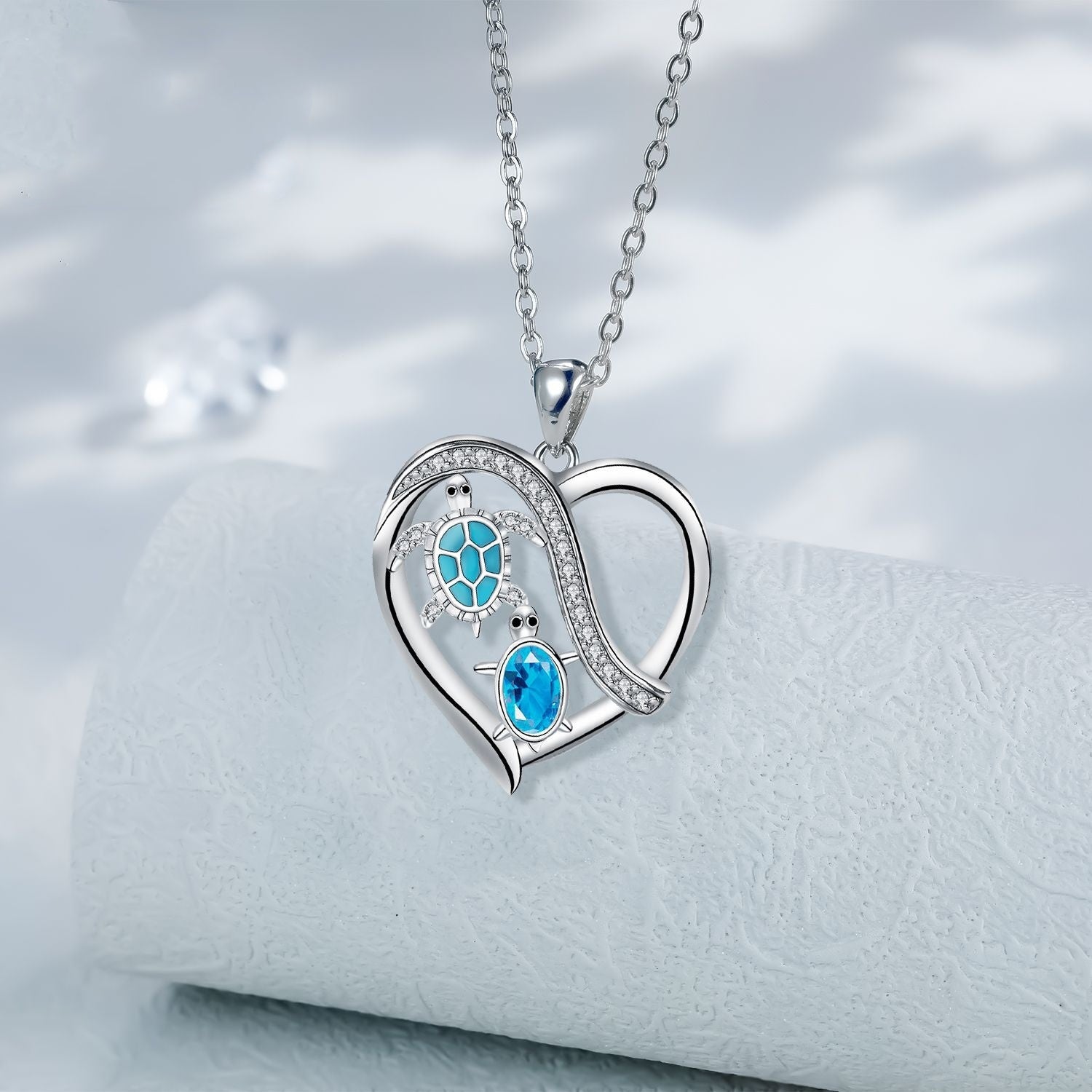 Necklace Love Turtle European And American Gift For Mom - DropOnline.co